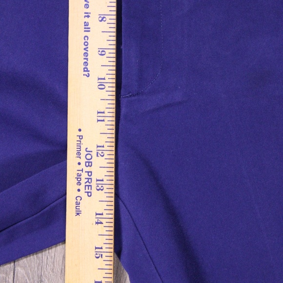 0357 Stradivarius Slim Fit Trousers Women’s Size 4 (Blue) - Picture 5 of 7